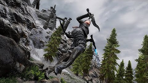 SKYRIM Dual Dagger Jump Attack