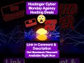 Hostinger Cyber Monday Agency Hosting Deals – Special Discounts
