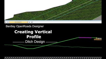 ORD 2-3. Creating Vertical Profile for Ditch Design