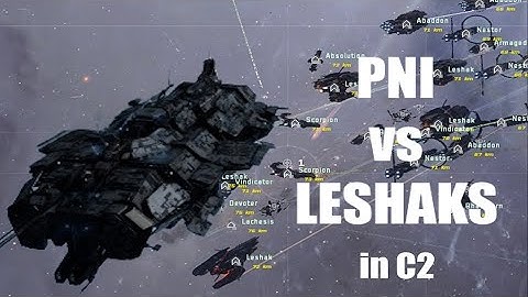 UA FLEETS:  PNI vs Leshaks in C2 Wormhole!