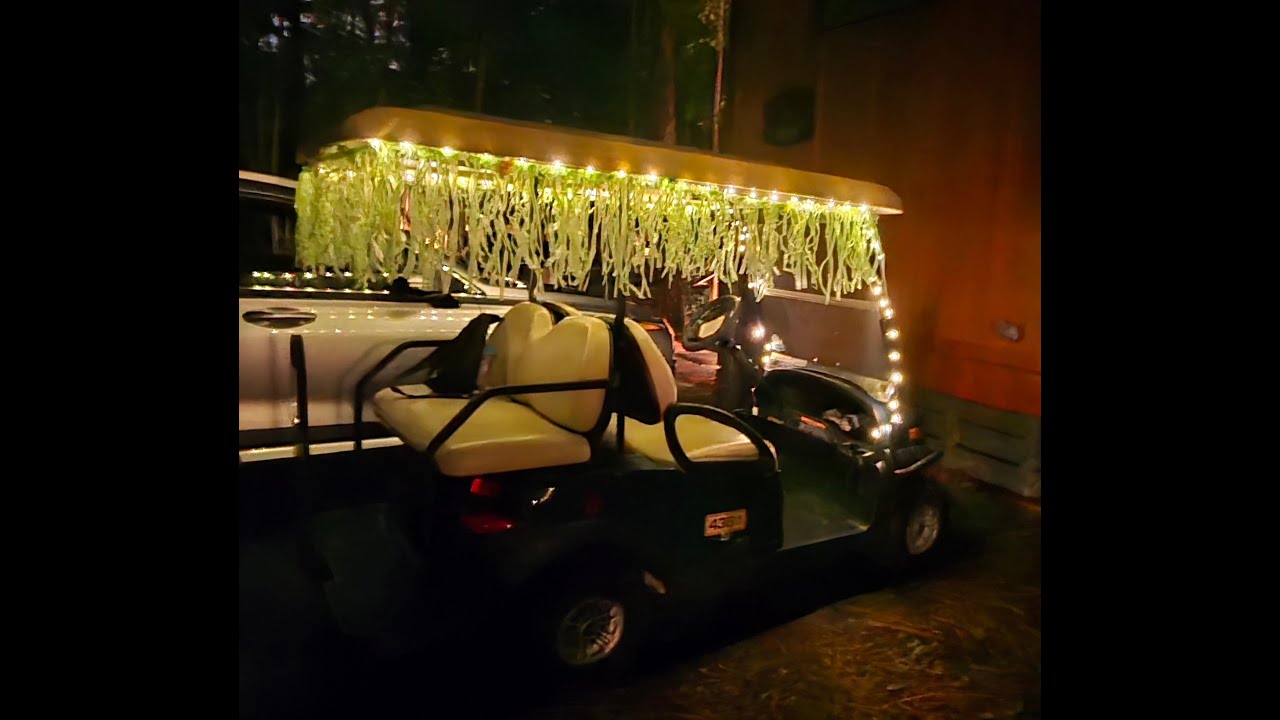 Golf Carts at Disney's Fort Wilderness Cabins
