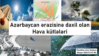 Azərbaycan ərazisinə daxil olan hava kütlələri 