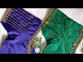 Live Aariwork Blouse Design With Normal Needle #aariwork #embroidery #blousedesign #blouse #design