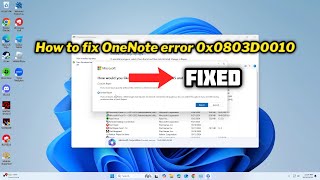 How to fix OneNote error 0x0803D0010 in Windows 10/11