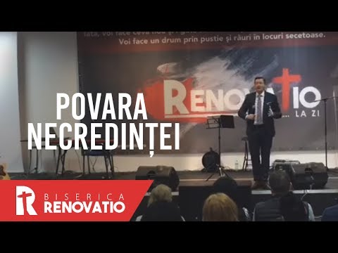 Florin Ianovici - Povara necredinței | MISIUNEA RENOVATIO