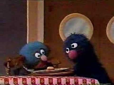Sesame Street - Grover the Waiter - Big Hamburger