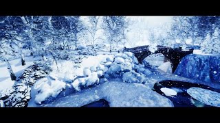 Winter Scene in the Unreal Engine