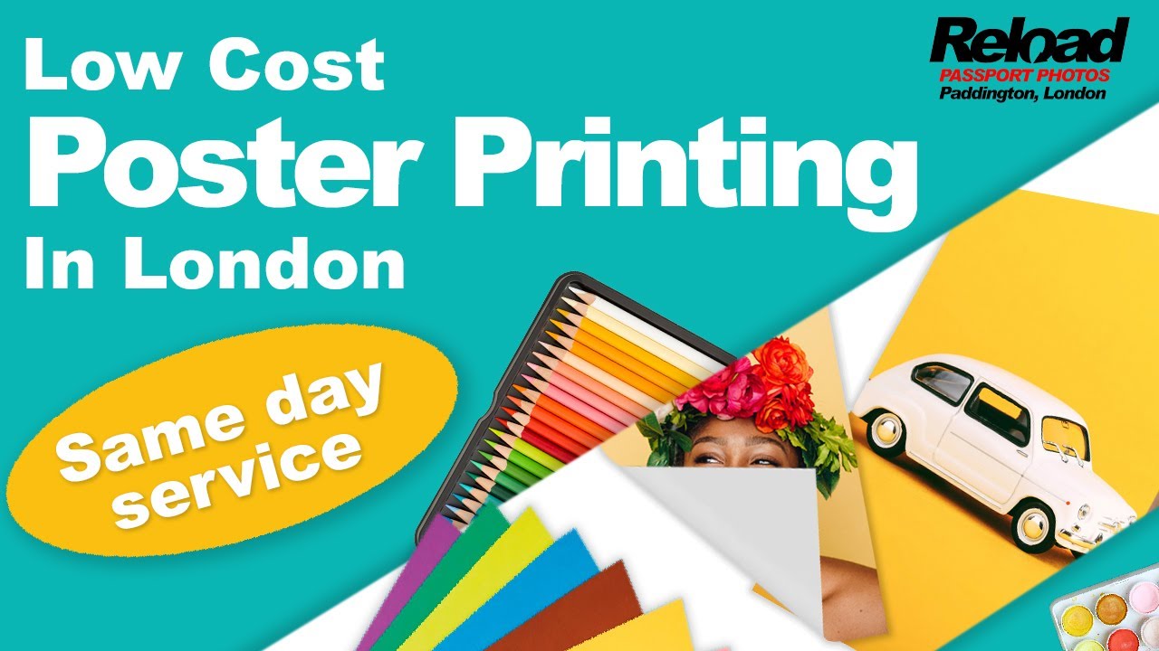Full Colour Quick Reliable Custom Sizes A1 Poster Printing Service 180gsm Matte 