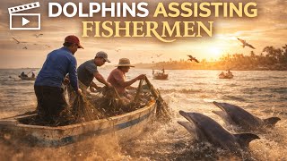 Dolphins Help Fishermen