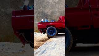 Can The Red RC Truck Make It? Extreme Cargo Test! 🏗️🚛 #Shorts #automobile #rcconstruction #toys