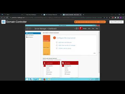 NICE Challenge Webportal  - Interns & HR on the Domain Controller