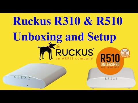Configuring a Master Access Point for Ruckus Unleashed - R510