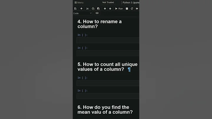 Python interview questions (Pandas) #ai #machinelearning #datascience #dataanalytics #dataengineers