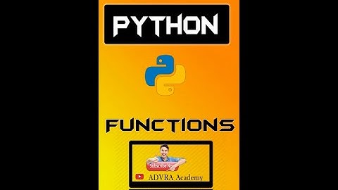 Python Functions | Python Tutorial for Absolute Beginners #1
