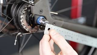 Gates Belt Drive University BIKE | Center Distance Adjustment Range | Italian
