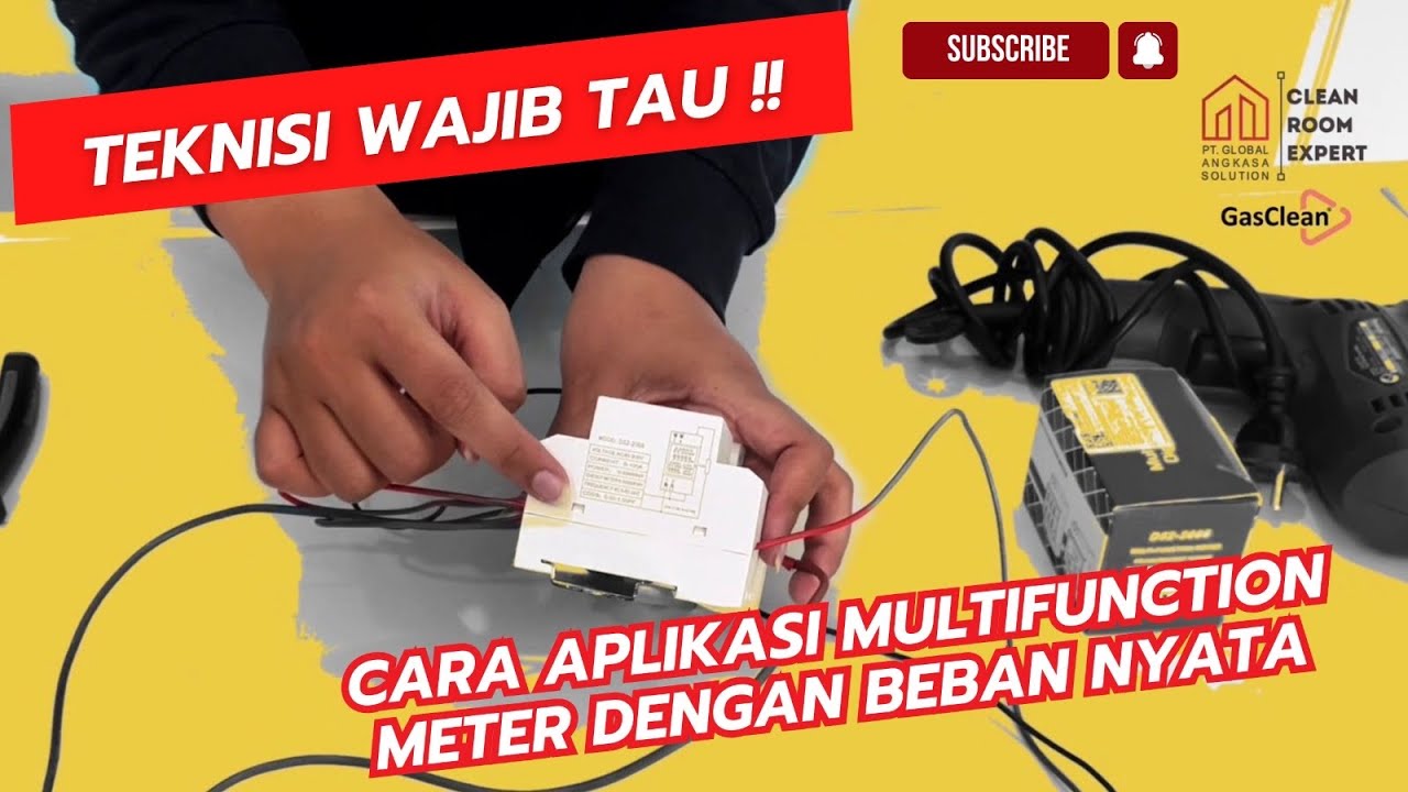 Teknisi Wajib Tahu! Cara Aplikasi Multifunction Meter dengan Beban Nyata