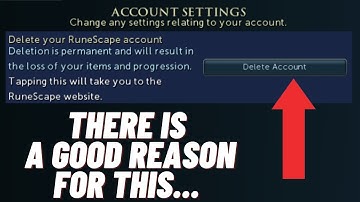 Jagex had NO CHOICE When Adding This... (Delete Account Button DRAMA!)