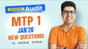 New Questions CA Inter Audit MTP 1 Jan