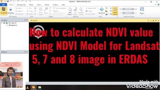 How to calculate NDVI using NDVI modal in ERDAS