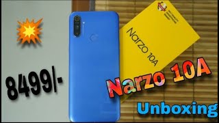 Realme Narzo 10A Unboxing!! Best Gaming Phone For Pubg Mobile...???