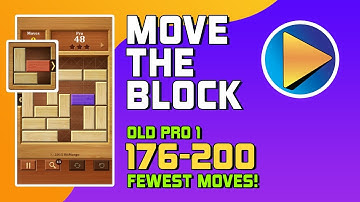 Move The Block Old Pro 1 Levels 176 to 200 Walkthrough [100% Perfect!]