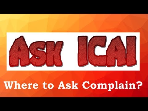 Ask ICAI || Correct portal and Correct Method to file complain and get reply from ICAI || Best Way
