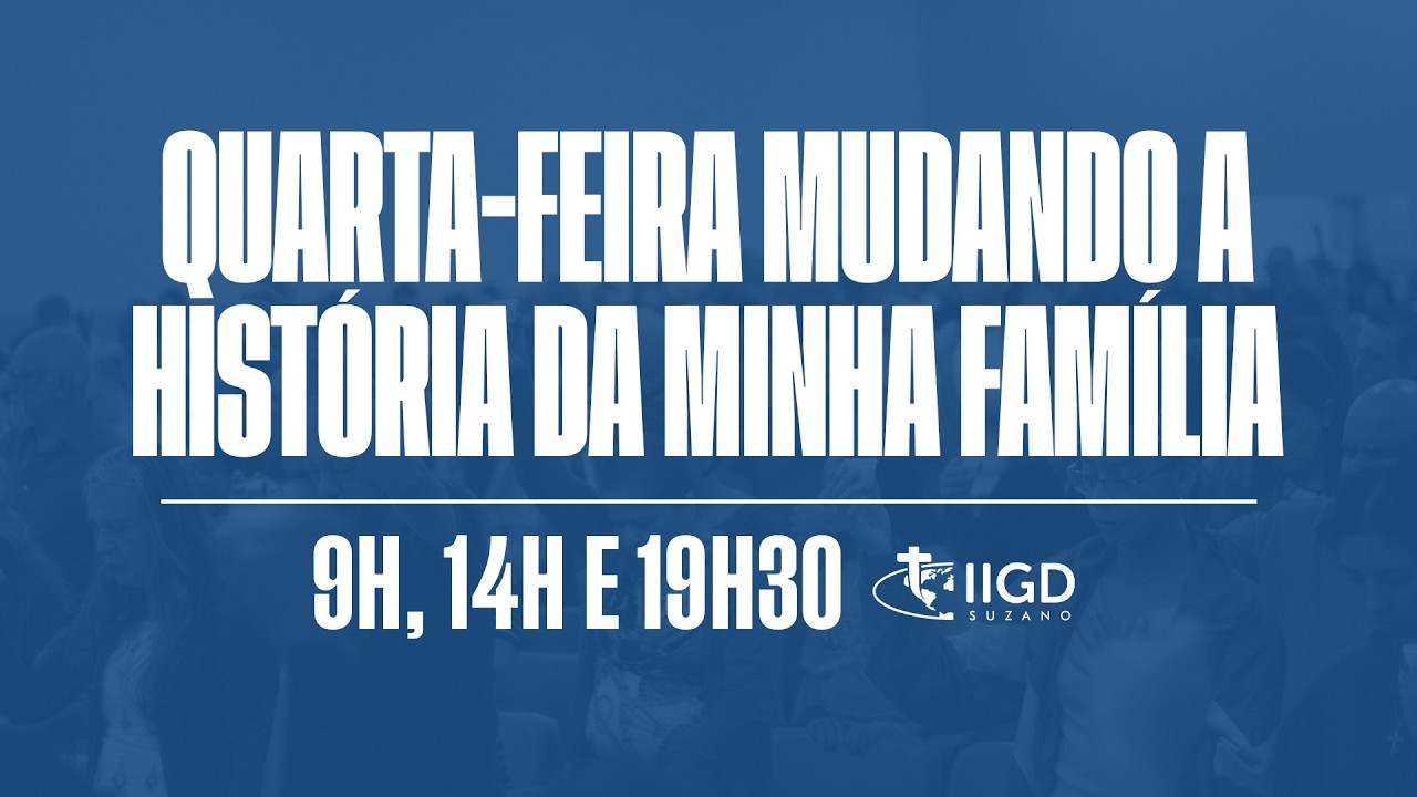 🔴 Pr. Douglas Costa | Quarta-feira Mudando a História da minha Família - (25/02/2026)
