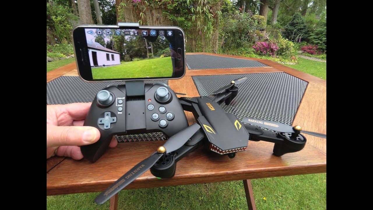 Visuo XS809S HWG folding altitude hold WiFi FPV TX or APP control great