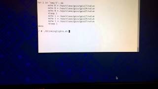 Intel Galileo and Yocto - Blinking lights