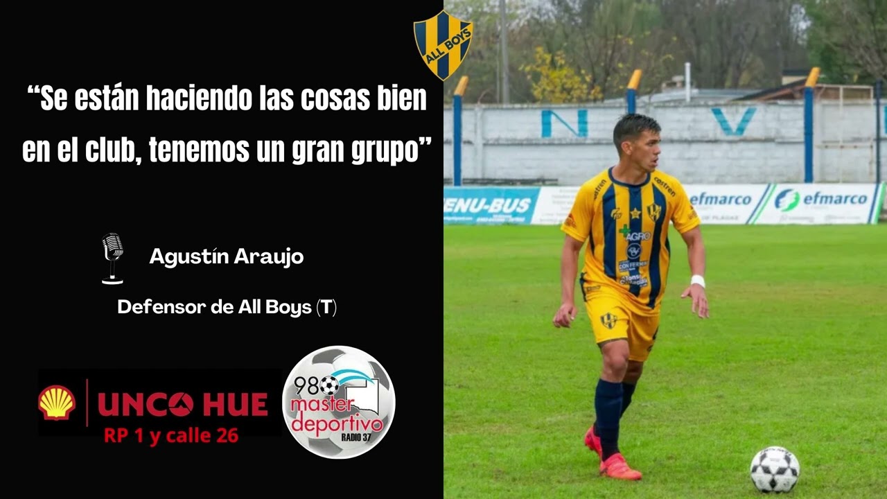 TRFA 25/26 | AGUSTÍN ARUAJO Y EL CIERRE DEL AÑO EN ALL BOYS (T): "SE ESTÁN HACIENDO LAS COSAS BIEN"