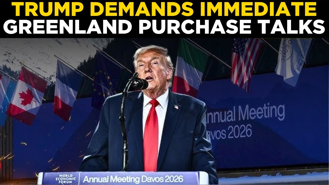 BREAKING NEWS LIVE | Donald Trump Announces Intent to Buy Greenland at World Economic Forum