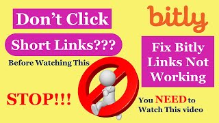 Fix Bitly Links not working! Don't click any short links before watching This!