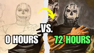 Drawing Ghost for 72 Hours straight + Q&A + My Life Talk
