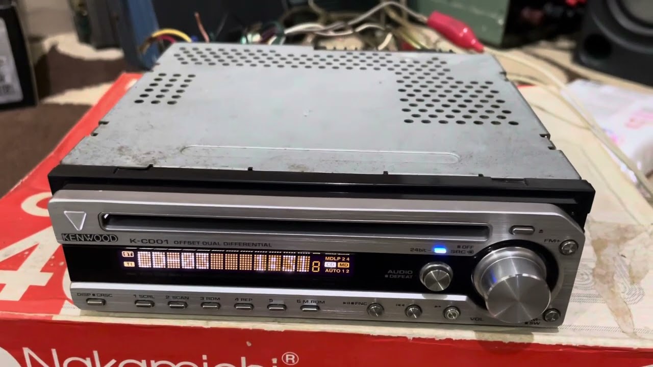 Old School Kenwood K-CD01 - YouTube