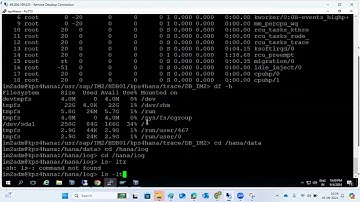 RECLAIM - /HANA/DATA & /HANA/LOG