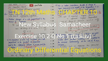 Class 12 | Chapter 10 Ex 10.2 Q.No.1 (i,ii,iii,iv) | TN New Syllabus | vrrmathstuition |