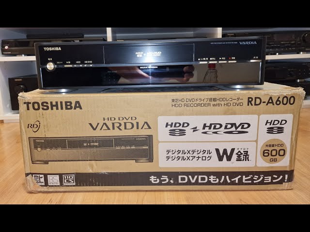 Toshiba Vardia HD-DVD RD-A600 Unboxing - YouTube