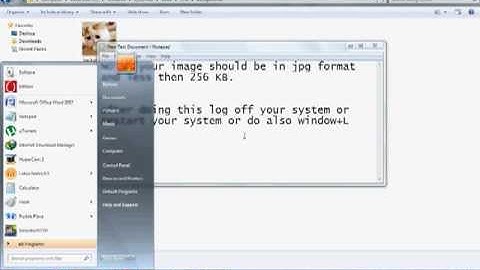 how to change the logon screen for windows 7.mp4