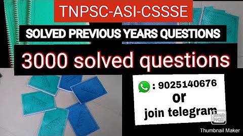 PREPARATION TIPS-CRACK TNPSC-ASI-SOLVED PREVIOUS YEARS QUESTIONS-5 YEARS PAPERS-1000 SOLVED PROBLEMS