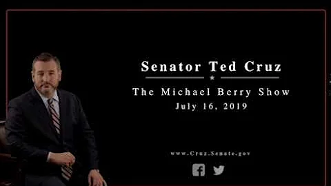 Senator Ted Cruz on the Michael Berry Show Discussing Google Censorship