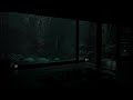 Deep Rain Sounds Around a Hidden Forest Cabin 🌧 (No Ads) | Dark Bedroom Ambience for Restful Sleep