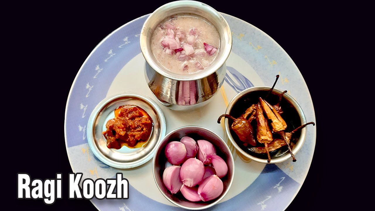 ராகி கூழ் | Ragi Koozh Recipe | Finger Millet Porridge with English Subtitles | Cookrazy