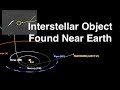 First Object From Another Star System Found Near Earth