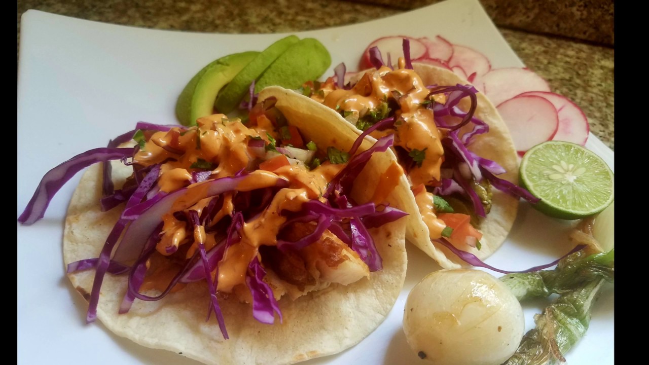 Tacos De pescado frito🌮🌮 YouTube