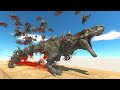 Who can Escape from Giant Swarm - Animal Revolt Battle Simulator