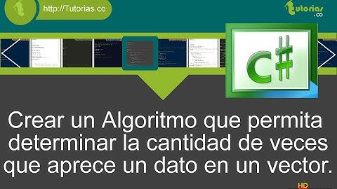 arrays – visualStudio c# (cuantas veces aparece en vector)