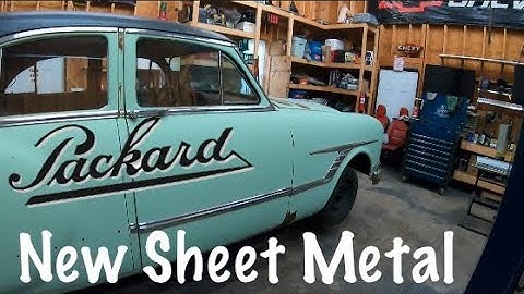 Packard Update  Replacing Rocker Panels