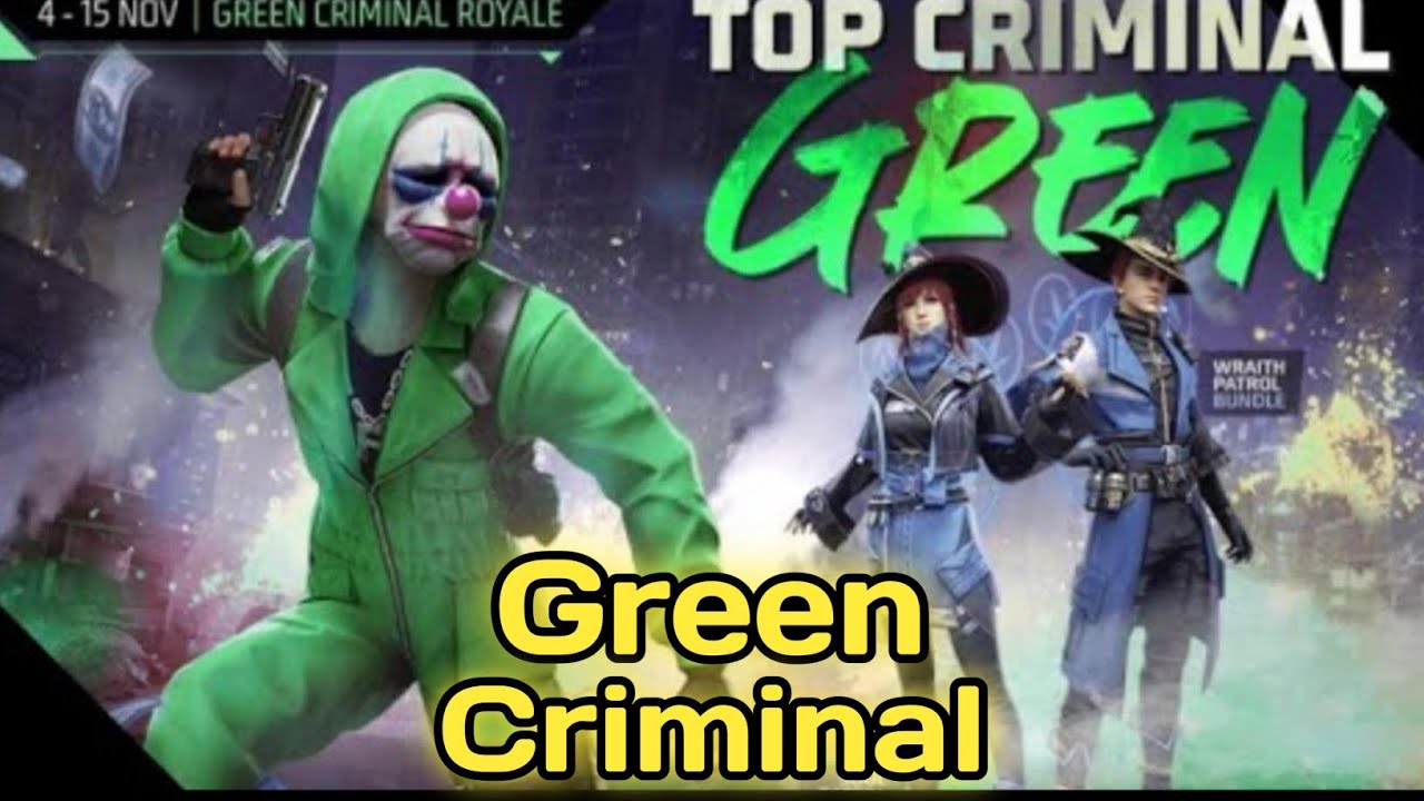 Finally I Got Green Criminal Bundle in Free Fire | Ss Arbi Gamer 