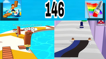 Shortcut Run VS Flag Painters: GameplayWalkthrough All Levels ( part 146)