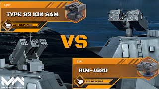 New Air Defense! Type 93 Kin SAM VS RIM-162D | Epic Air Defense Comparison | Modern Warships